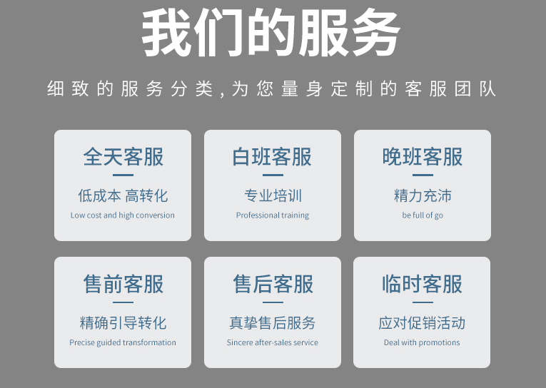 淘寶客服外包服務類容 淘寶客服外包服務類容